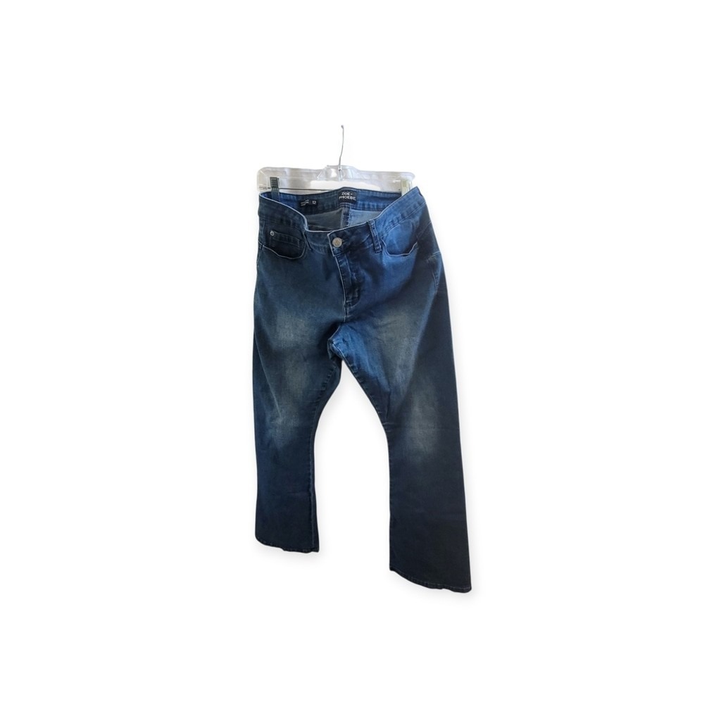 Zoe And Phoebe High Rise Blue Boot Cut Jeans